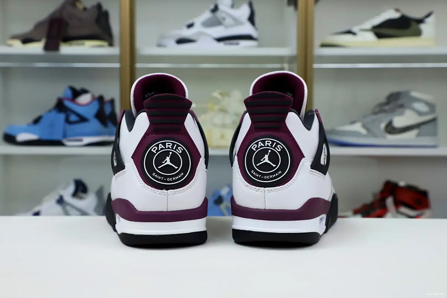 AIR JORDAN Kimikick SAINT-GERMAIN JORDAN RETRO X PARIS 4 AIR 'BORDEAUX' 0727